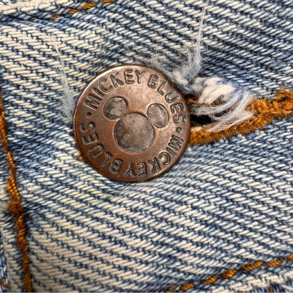 Vintage Disney Mickey & Co Embroidered Mickey Mouse High Rise Mom Jeans Size 27 - Picture 8 of 13
